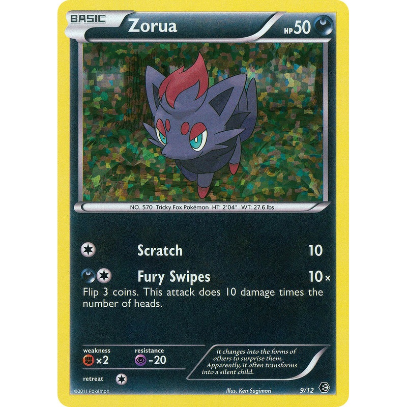 Zorua (9/12) [McDonald's Promos: 2011 Collection]