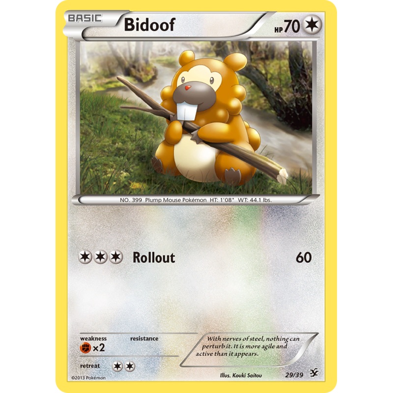 Bidoof (29/39) [XY: Kalos Starter Set]