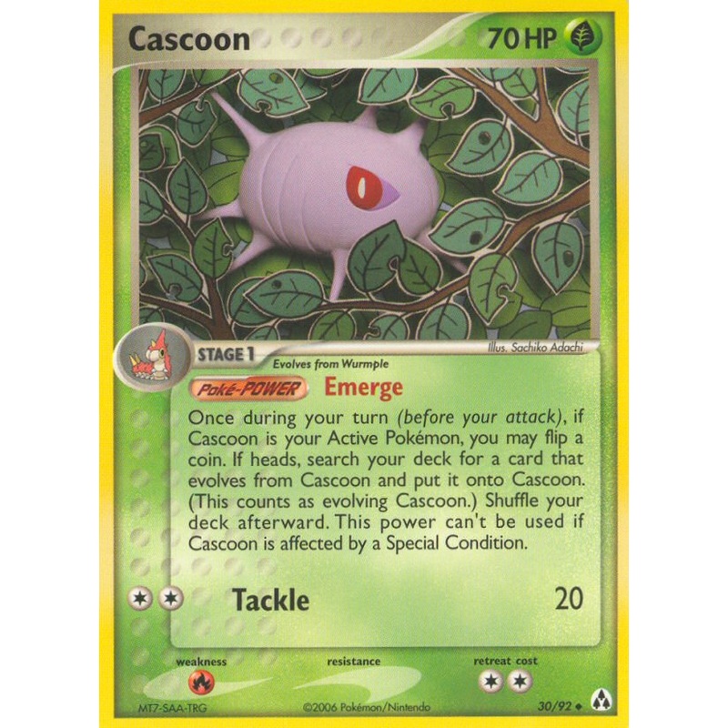 Cascoon (30/92) [EX: Legend Maker]
