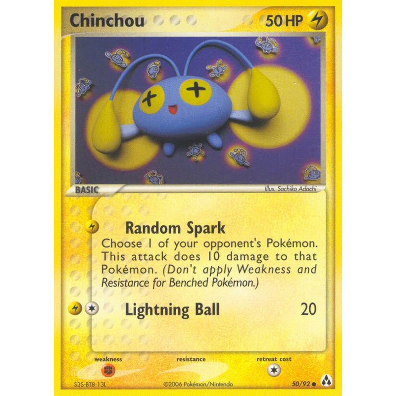Chinchou (50/92) [EX: Legend Maker]