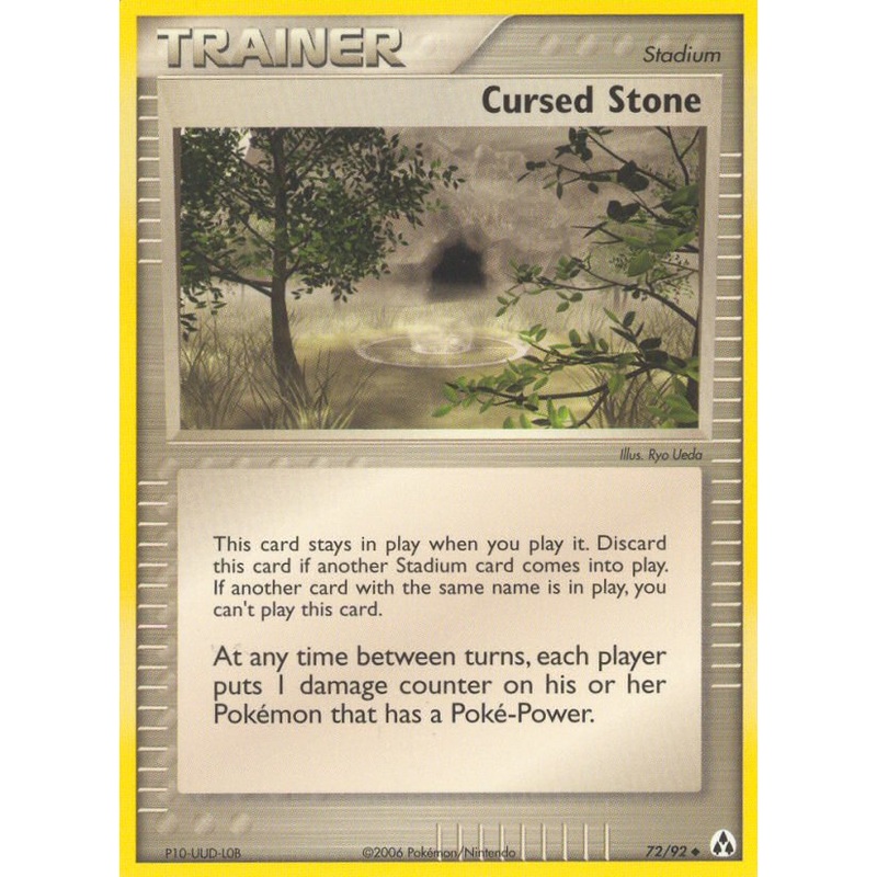 Cursed Stone (72/92) [EX: Legend Maker]