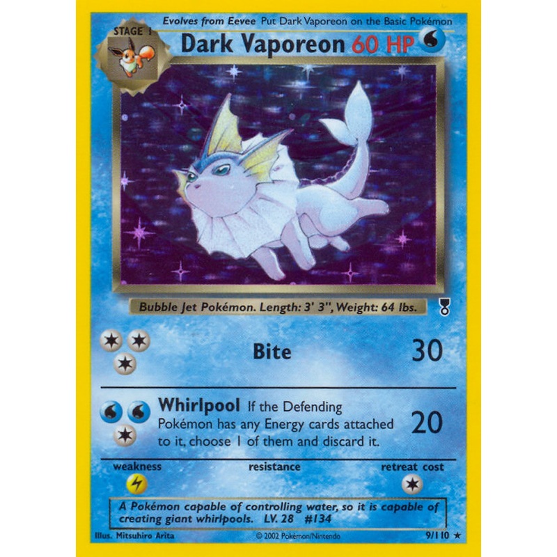 Dark Vaporeon (9/110) [Legendary Collection]