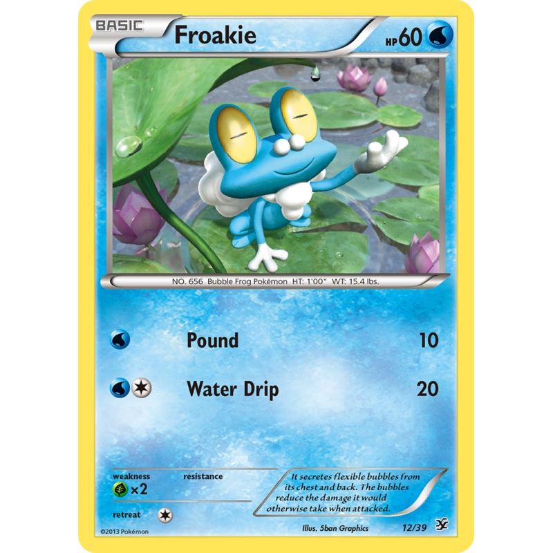 Froakie (12/39) [XY: Kalos Starter Set]