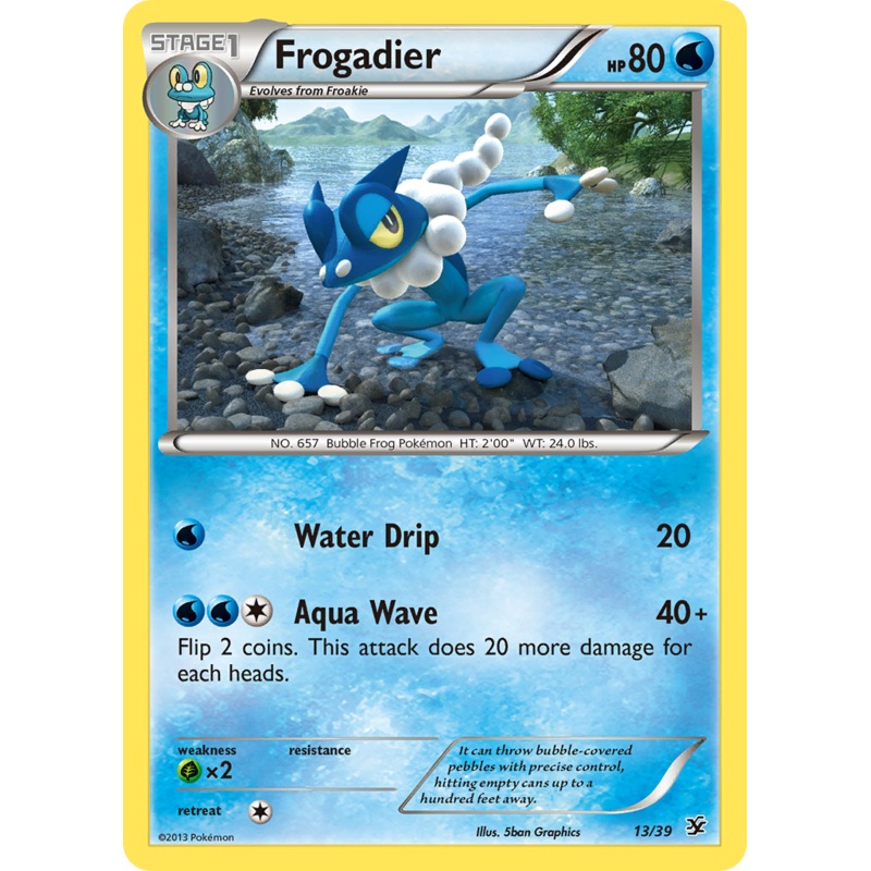 Frogadier (13/39) [XY: Kalos Starter Set]
