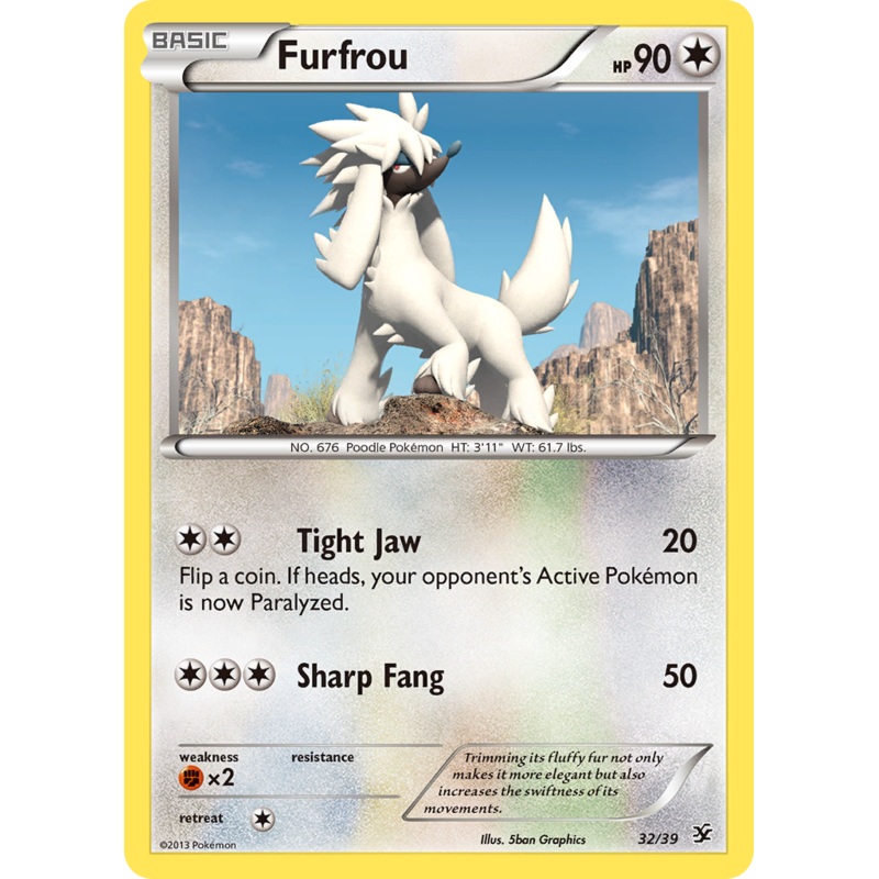 Furfrou (32/39) [XY: Kalos Starter Set]