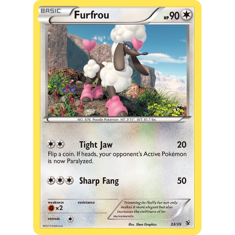Furfrou (33/39) [XY: Kalos Starter Set]