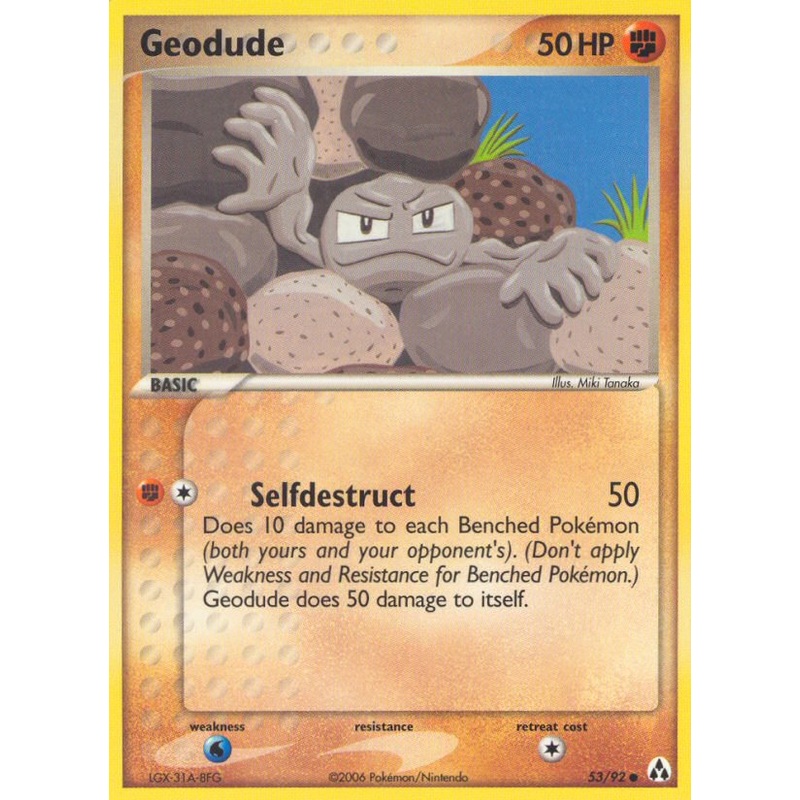 Geodude (53/92) [EX: Legend Maker]