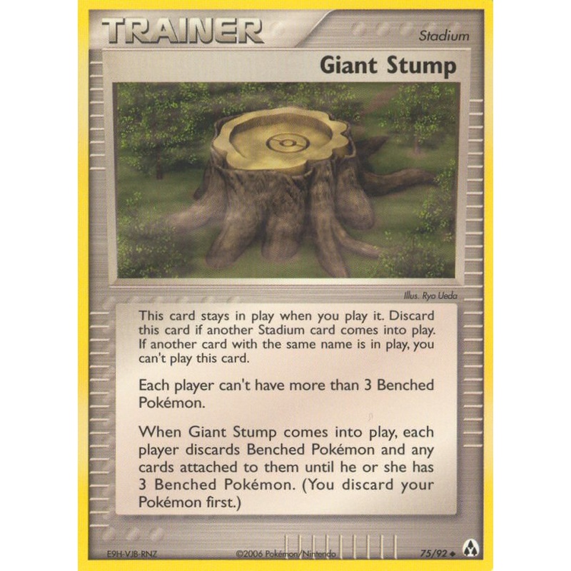Giant Stump (75/92) [EX: Legend Maker]