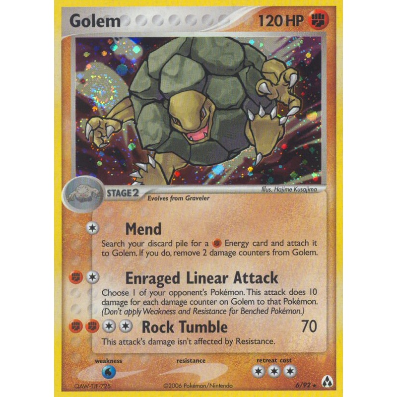 Golem (6/92) [EX: Legend Maker]