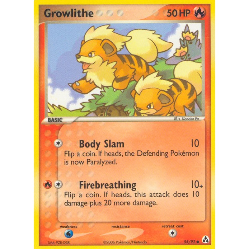 Growlithe (55/92) [EX: Legend Maker]