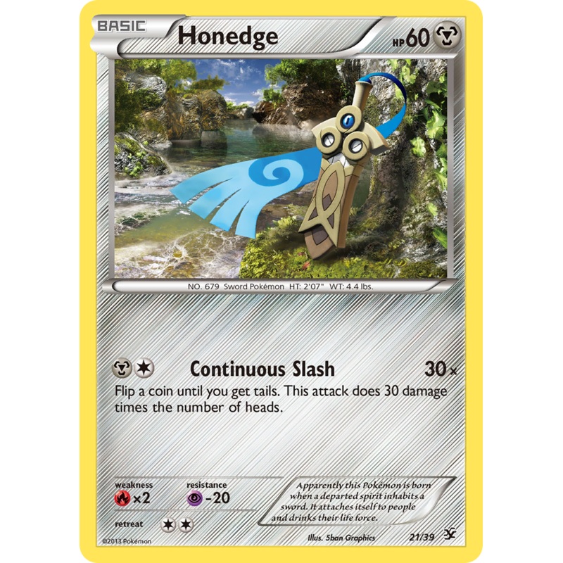 Honedge (21/39) [XY: Kalos Starter Set]
