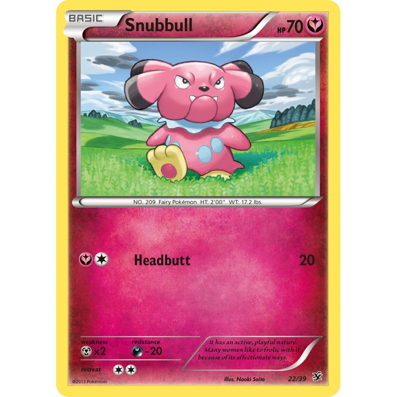 Snubbull (22/39) [XY: Kalos Starter Set]