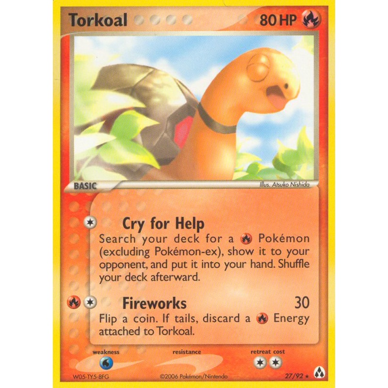 Torkoal (27/92) [EX: Legend Maker]