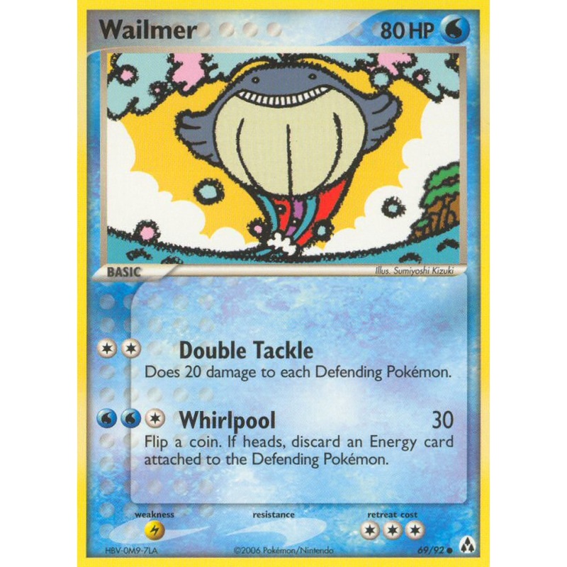 Wailmer (69/92) [EX: Legend Maker]
