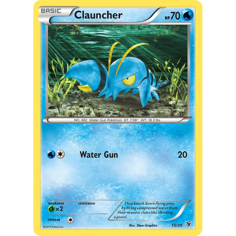 Clauncher (15/39) [XY: Kalos Starter Set]