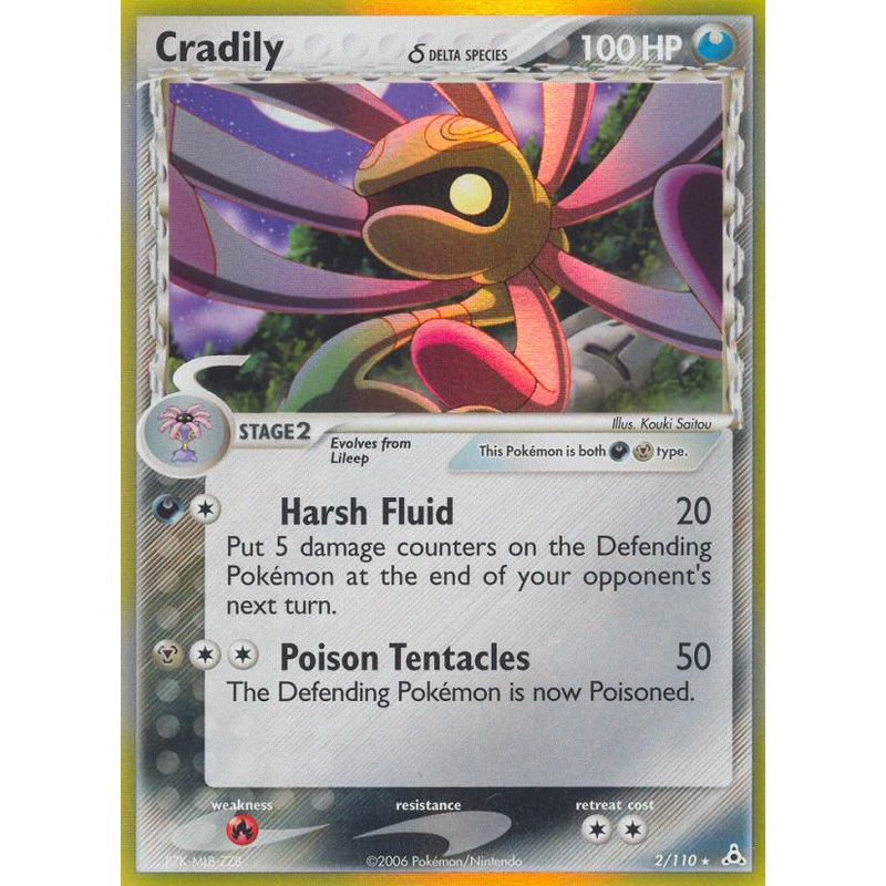 Cradily (2/110) (Delta Species) [EX: Holon Phantoms]