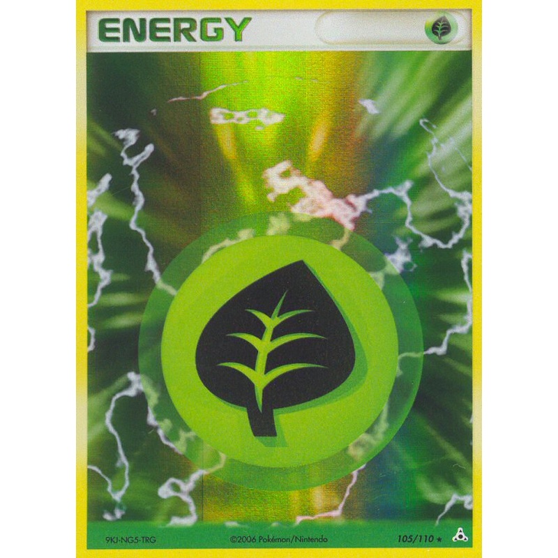 Grass Energy (105/110) [EX: Holon Phantoms]