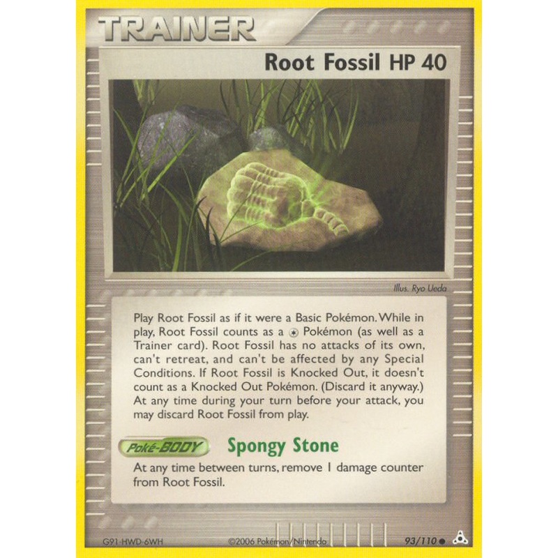 Root Fossil (93/110) [EX: Holon Phantoms]
