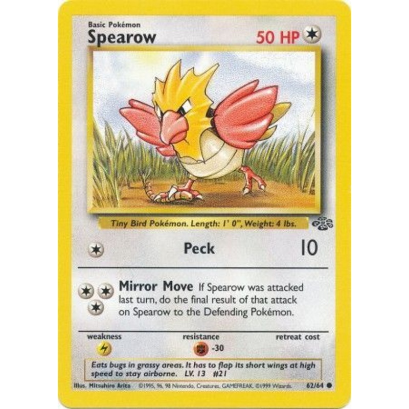 Spearow (62/64) [Jungle Unlimited]