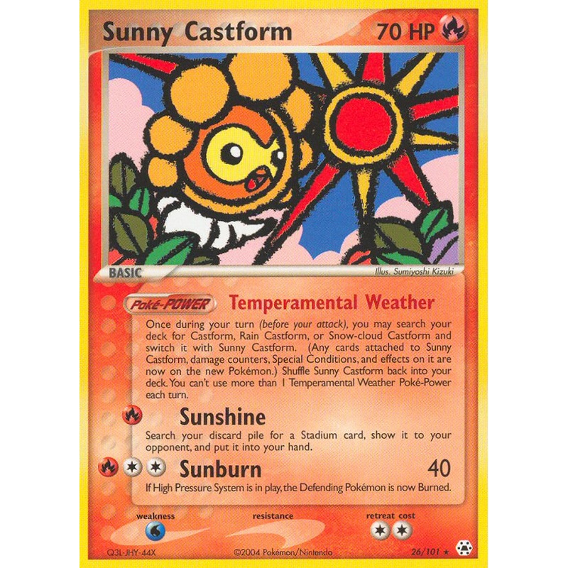 Sunny Castform (26/101) [EX: Hidden Legends]