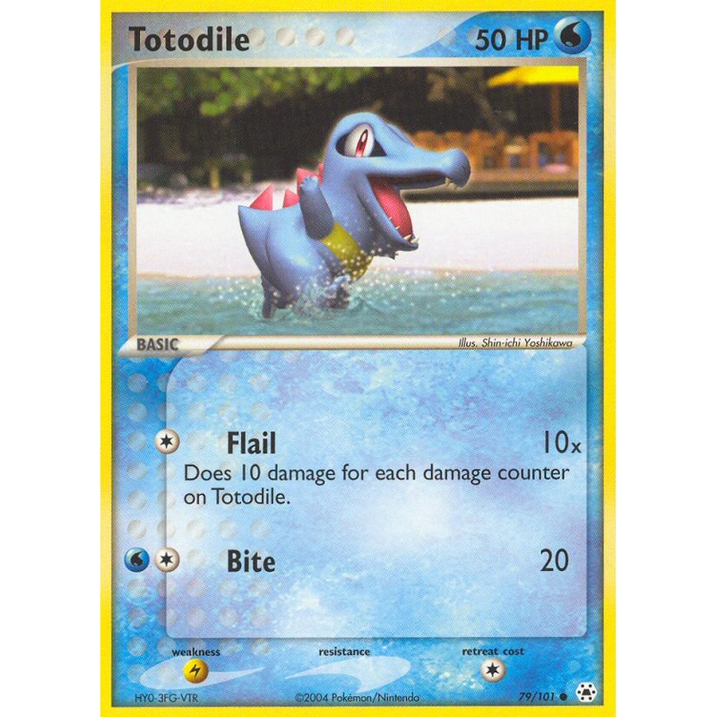 Totodile (79/101) [EX: Hidden Legends]