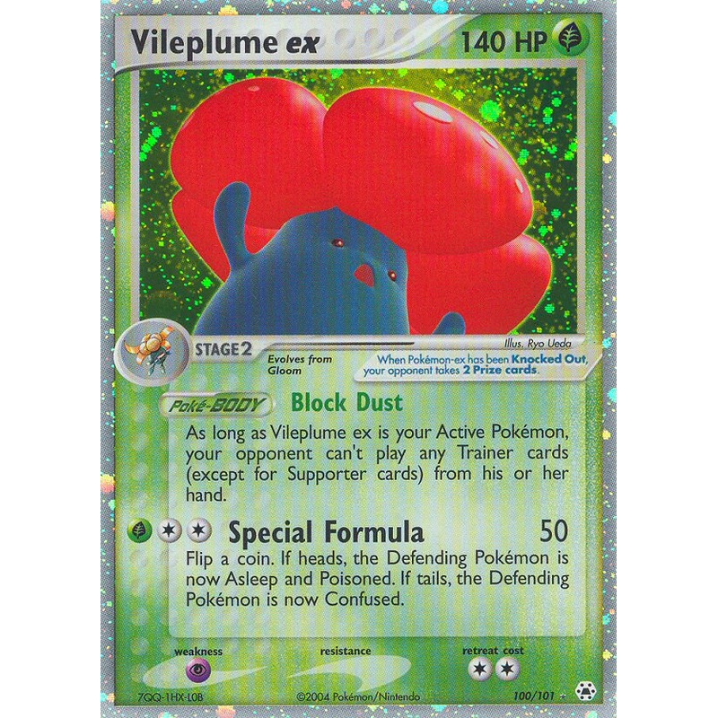 Vileplume ex (100/101) [EX: Hidden Legends]