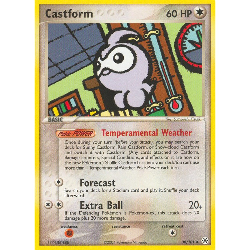 Castform (30/101) [EX: Hidden Legends]