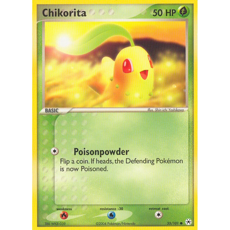Chikorita (55/101) [EX: Hidden Legends]