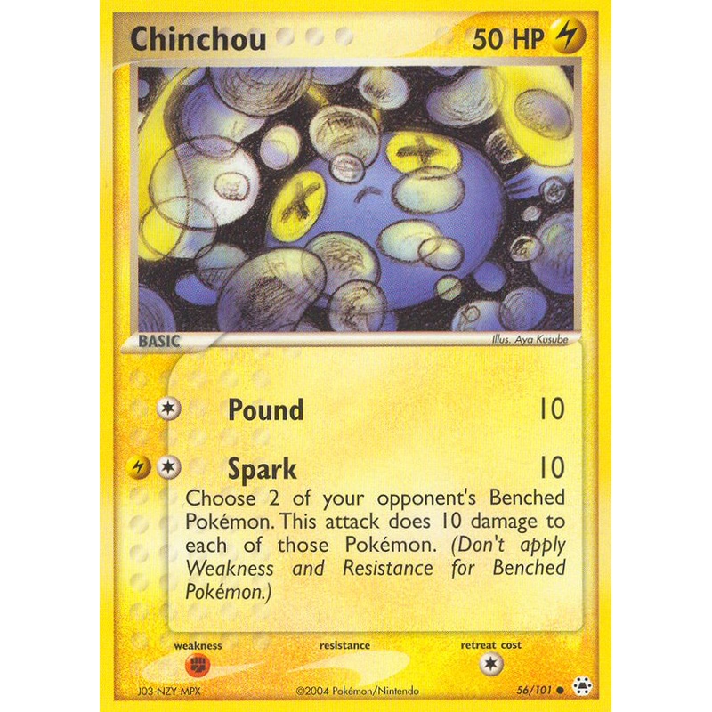 Chinchou (56/101) [EX: Hidden Legends]