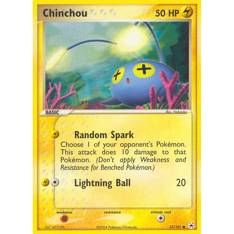 Chinchou (57/101) [EX: Hidden Legends]