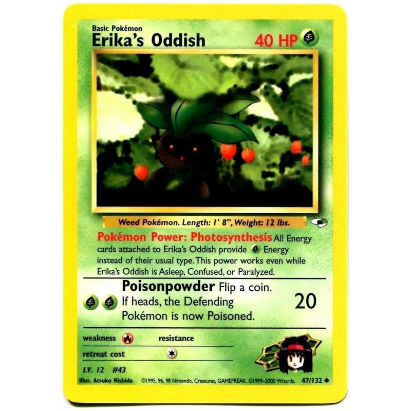 Erika's Oddish (47/132) [Gym Heroes Unlimited]