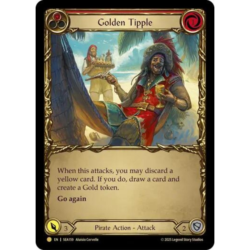 Golden Tipple (Red) (Treasure) [SEA159] (High Seas)  Cold Foil