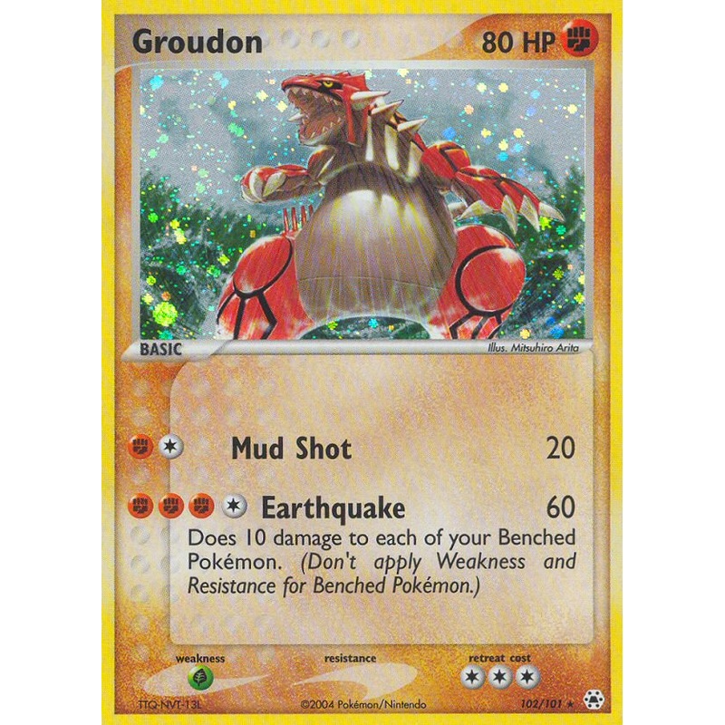 Groudon (102/101) [EX: Hidden Legends]