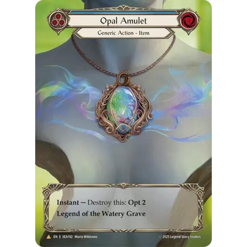 Opal Amulet (Treasure) [SEA192] (High Seas)  Cold Foil