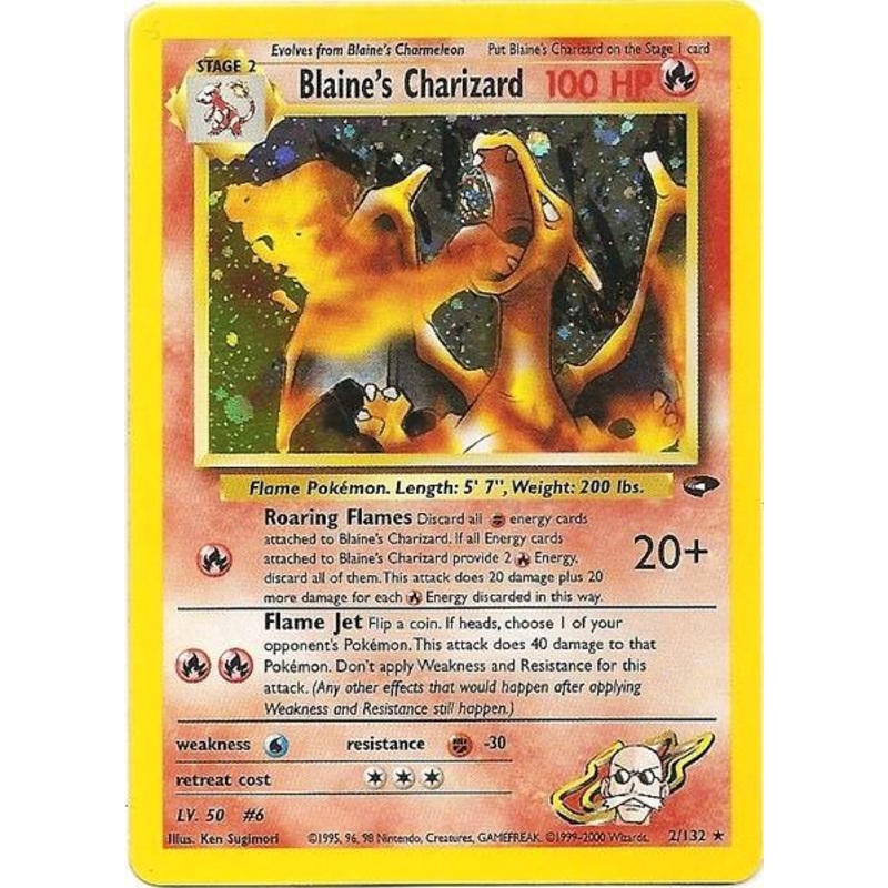 Blaine's Charizard (2/132) [Gym Challenge Unlimited]
