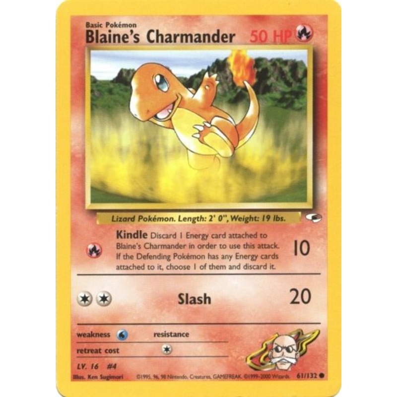 Blaine's Charmander (61/132) [Gym Heroes Unlimited]