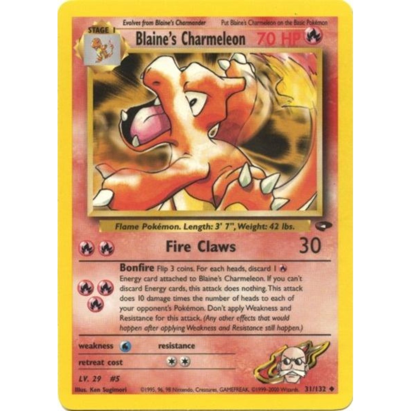 Blaine's Charmeleon (31/132) [Gym Challenge Unlimited]