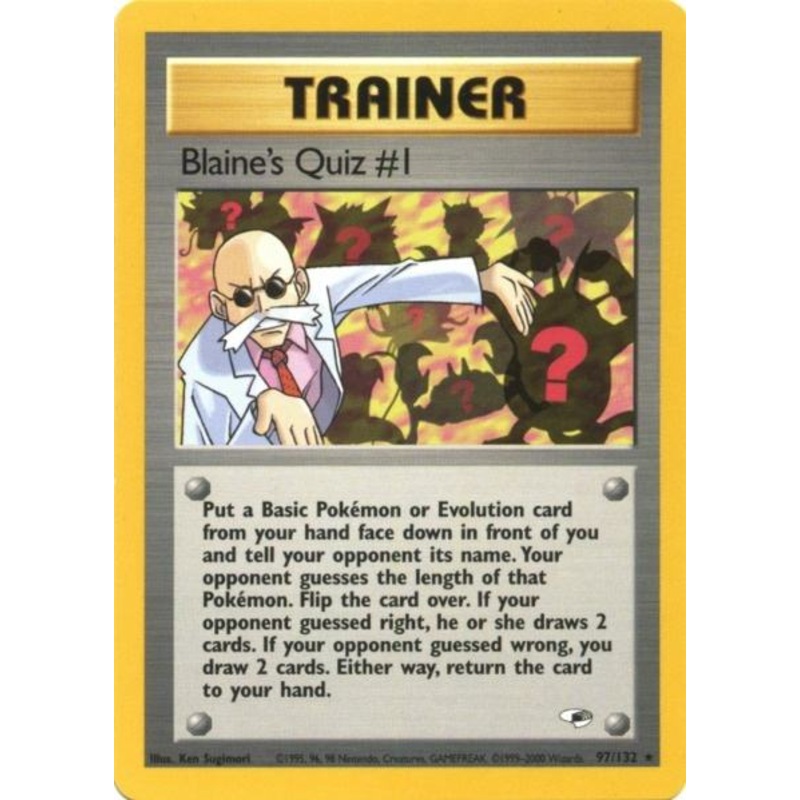Blaine's Quiz #1 (97/132) [Gym Heroes Unlimited]