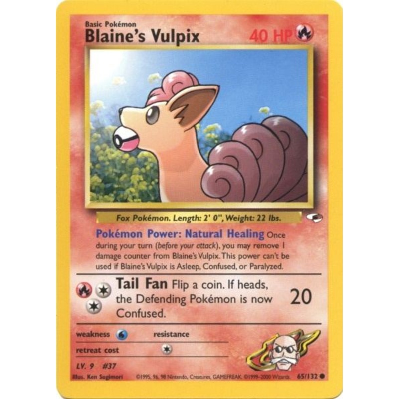 Blaine's Vulpix (65/132) [Gym Heroes Unlimited]