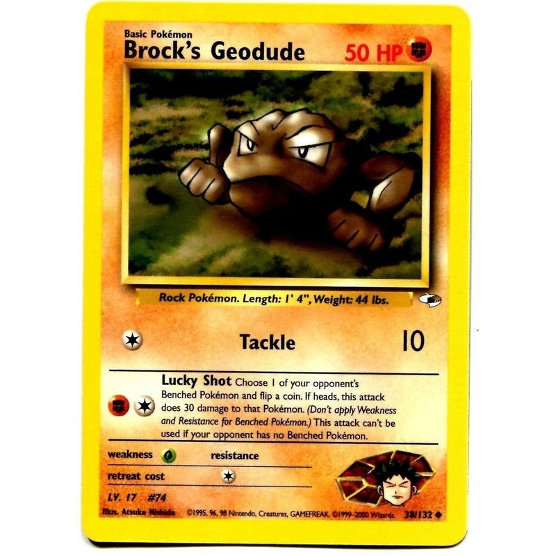 Brock's Geodude (38/132) [Gym Heroes Unlimited]