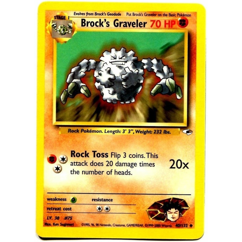 Brock's Graveler (40/132) [Gym Heroes Unlimited]