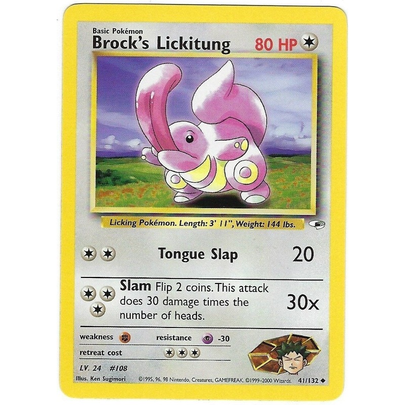Brock's Lickitung (41/132) [Gym Heroes Unlimited]