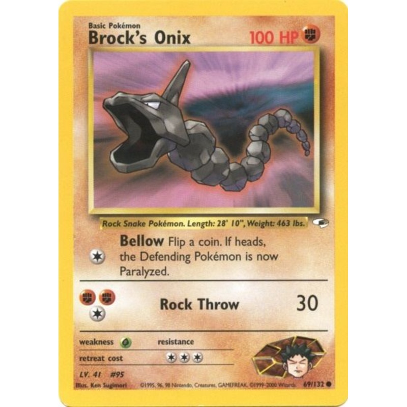 Brock's Onix (69/132) [Gym Heroes Unlimited]