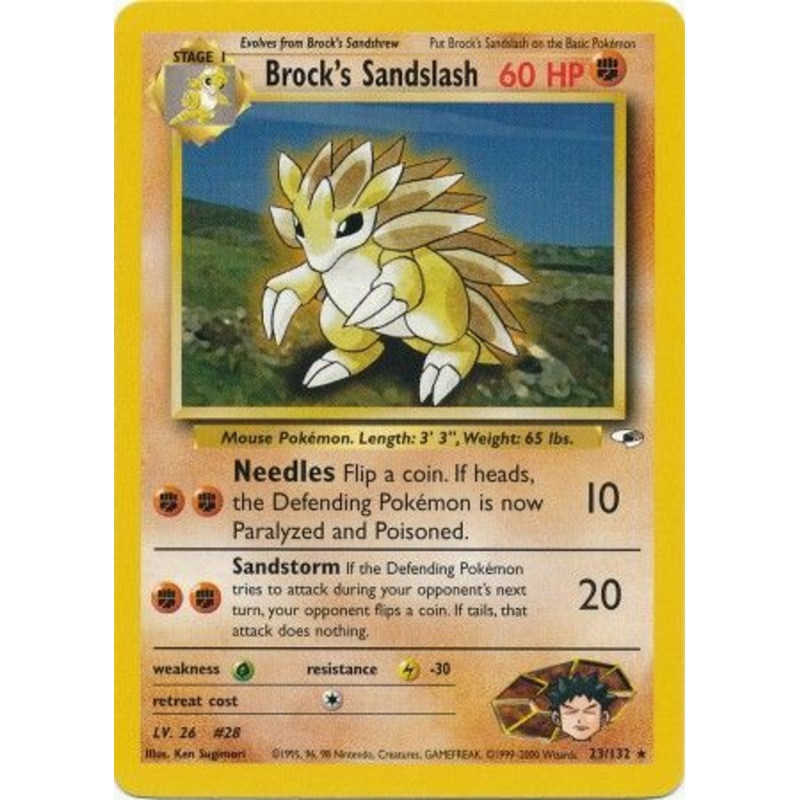 Brock's Sandslash (23/132) [Gym Heroes Unlimited]