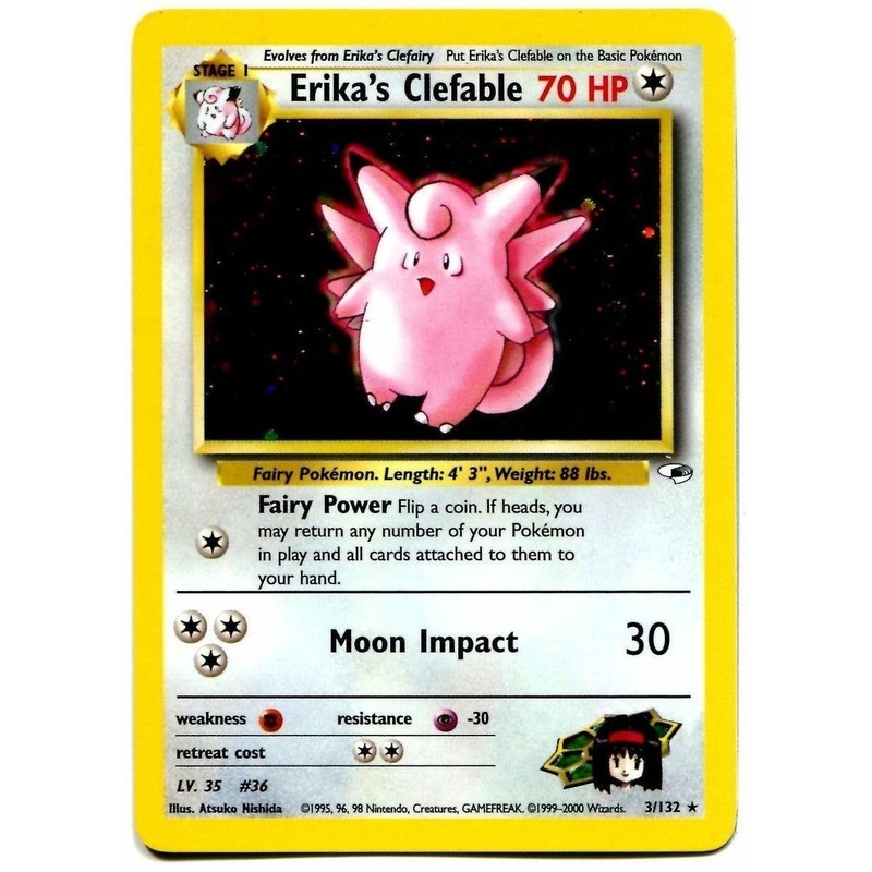 Erika's Clefable (3/132) [Gym Heroes Unlimited]