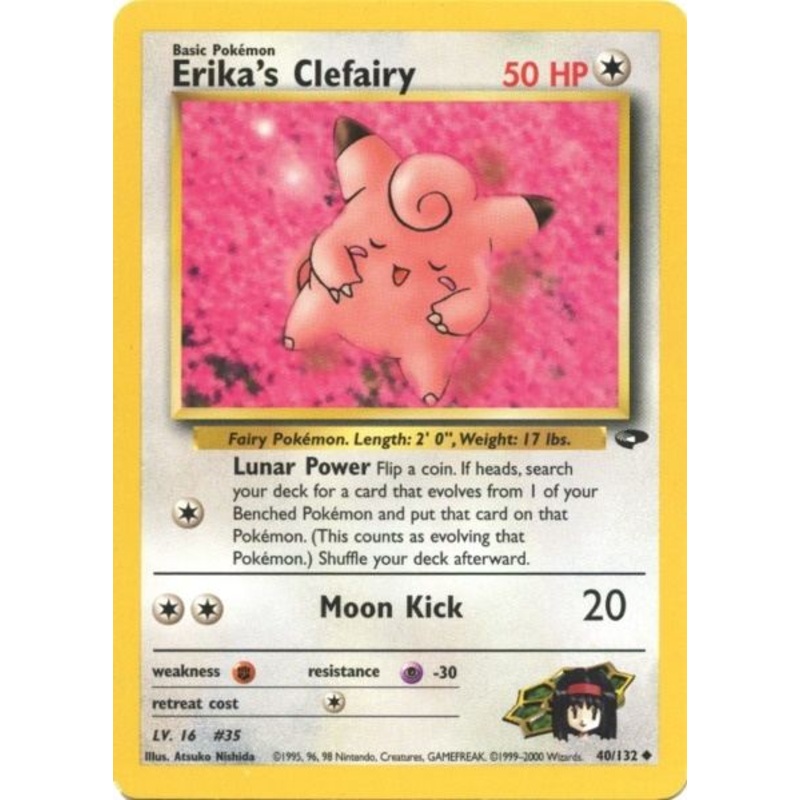 Erika's Clefairy (40/132) [Gym Challenge Unlimited]