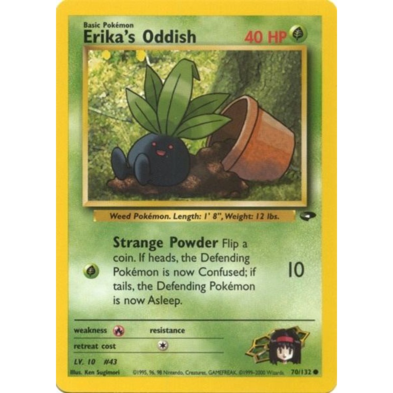 Erika's Oddish (70/132) [Gym Challenge Unlimited]