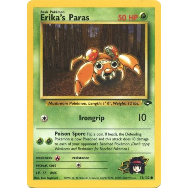 Erika's Paras (71/132) [Gym Challenge Unlimited]