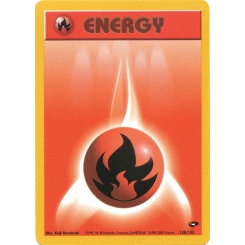 Fire Energy (128/132) [Gym Challenge Unlimited]