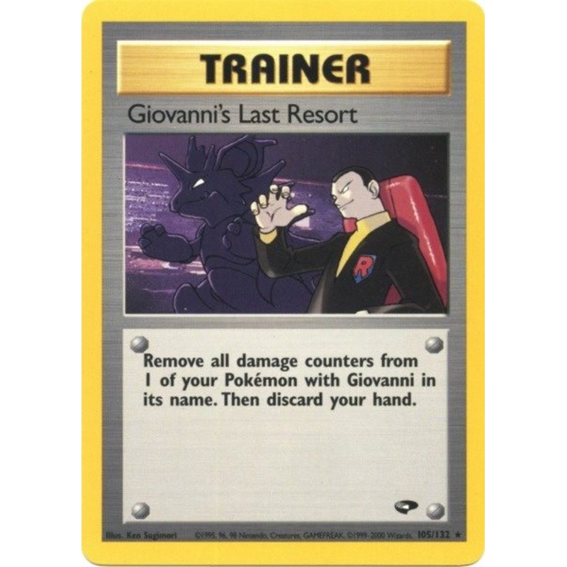 Giovanni's Last Resort (105/132) [Gym Challenge Unlimited]